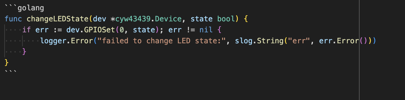 LED Change Function